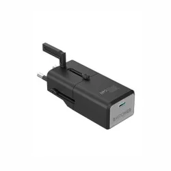 Ravpower Rp-Pc1060 Super Mini 1C Port Pd30W Travel Adpater (Uk,Eu,Us,Aus Plug) - Black